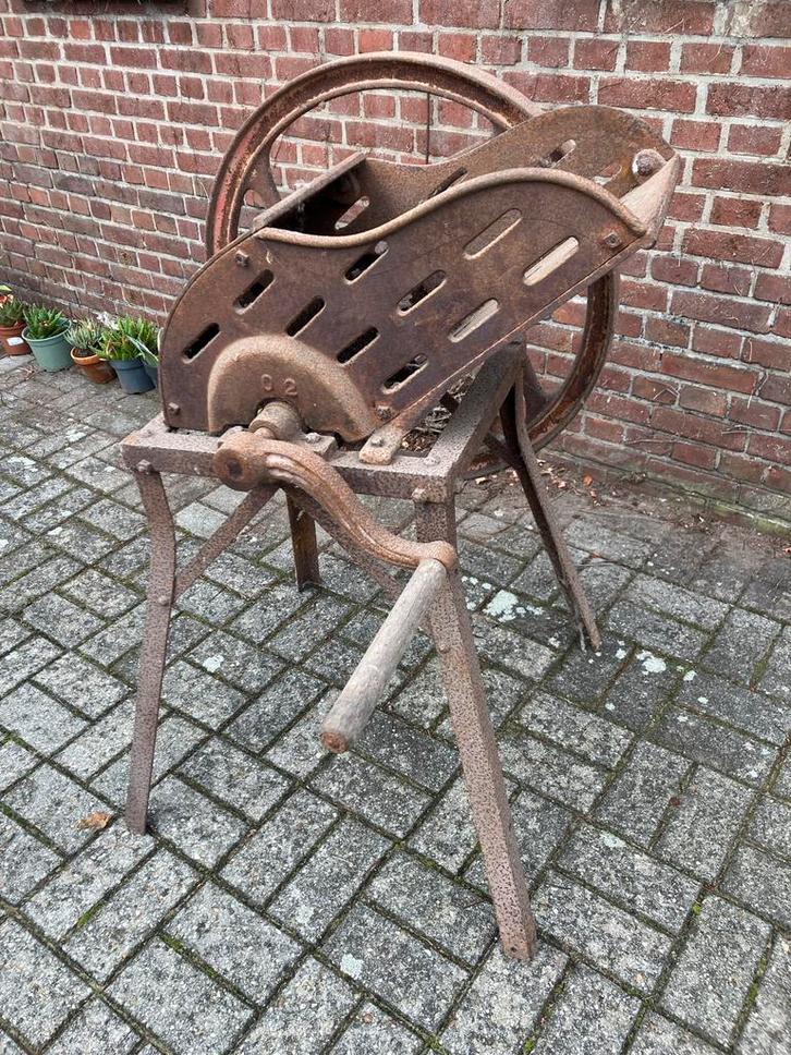 Vintage Bietensnijder 'Rapide De Vleesschaer', Antiek en Kunst, Antiek | Gereedschap en Instrumenten, Ophalen