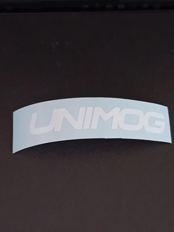Mercedes Unimog logo vinyl sticker, Auto diversen, Autostickers, Verzenden