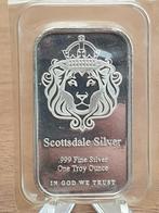 Scottsdale Silver,  1 oz  999 zilver (3-9), Postzegels en Munten, Edelmetalen en Baren, Ophalen of Verzenden, Zilver