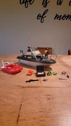 Playmobil 4429 Politie speedboot met zodiac, Kinderen en Baby's, Speelgoed | Playmobil, Gebruikt, Ophalen