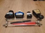 Antieke pennen vulpen montblanc en twee pennen hout., Antiek en Kunst, Ophalen of Verzenden