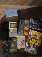 Gameboy Advance SP - compleet & spelletjes, Ophalen of Verzenden, Gebruikt, Game Boy Advance SP, Met games