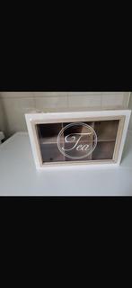 Theedoos Hout 6 Vaks - Nieuw, Ophalen of Verzenden, Nieuw