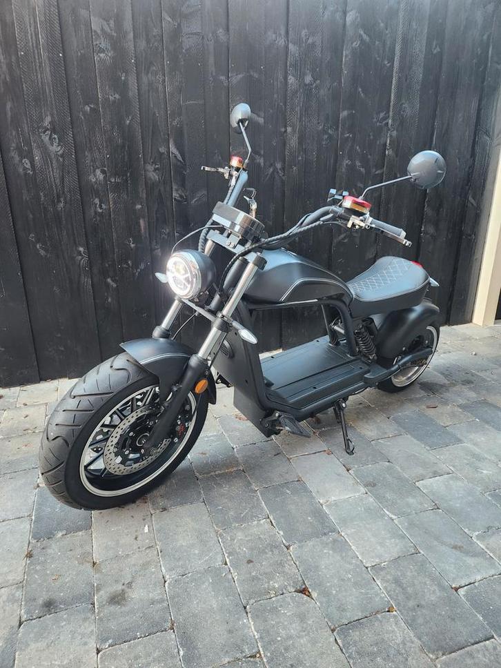 Luqi E-Chopper Snorscooter - Unieke Look!, Fietsen en Brommers, Snorfietsen en Snorscooters, Gebruikt, Overige merken, Elektrisch