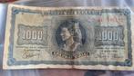 1.000 drachme 1942 Griekenland, Postzegels en Munten, Bankbiljetten | Europa | Niet-Eurobiljetten, Ophalen of Verzenden, Overige landen