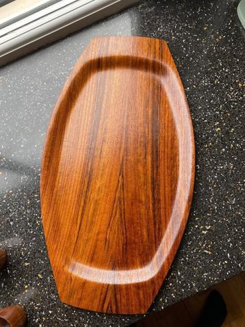Teak houten dienblad  beschikbaar voor biedingen