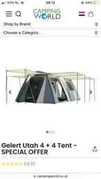 Gelert Utah 4+4 tent, Ophalen, Gebruikt, Tot en met 4