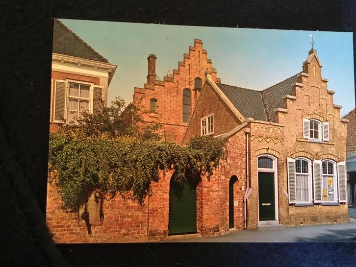 Oude ansichtkaart Kloosterstraat Assen, Verzamelen, Ansichtkaarten | Nederland, Gelopen, Drenthe, 1960 tot 1980, Ophalen of Verzenden