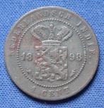 Nederlands-Indië 1 cent 1898 Km 307.2 CK18, Verzenden, Koningin Wilhelmina, 1 cent, Losse munt