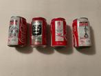 Tk 4 vintage en nog zeldzame cola blikjes Olympische Spelen, Overige typen, Gebruikt, Ophalen of Verzenden