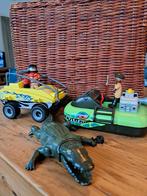 Playmobil Amfibivoertuig, Hovercraft, Krokodillenplas., Kinderen en Baby's, Speelgoed | Playmobil, Ophalen, Gebruikt