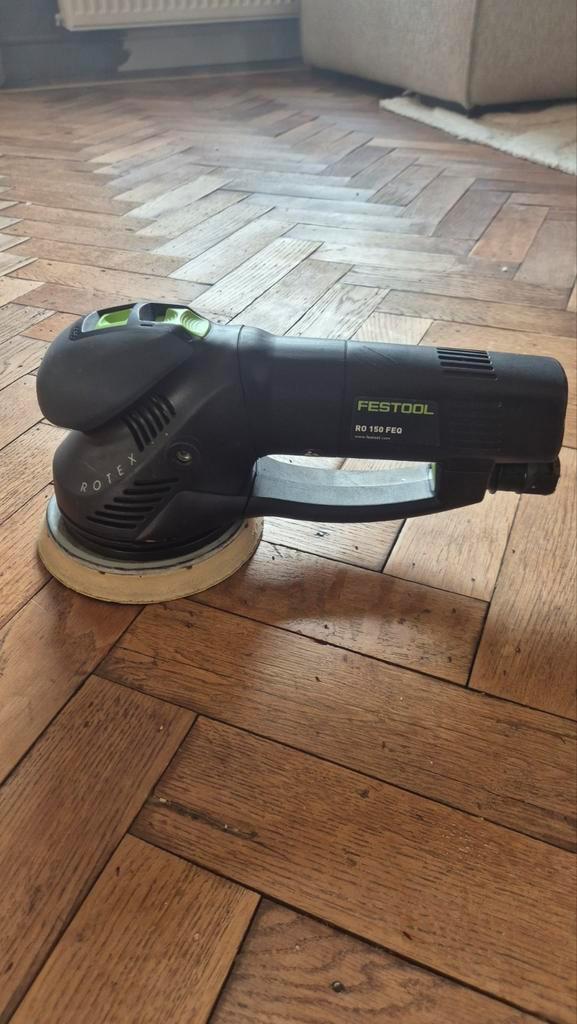 Festool Rotex RO 150 FEQ-Plus Schuurmachine, Doe-het-zelf en Verbouw, Gereedschap | Schuurmachines, Gebruikt, Excentrische schuurmachine