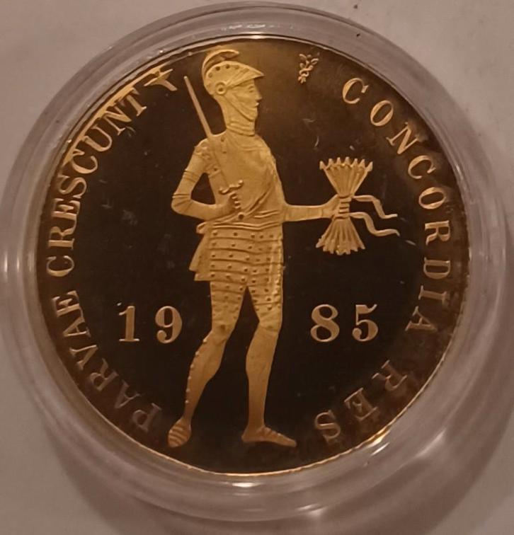 Gouden enkele dukaat 1985, Postzegels en Munten, Munten | Europa | Niet-Euromunten, Losse munt, Overige landen, Goud, Ophalen of Verzenden
