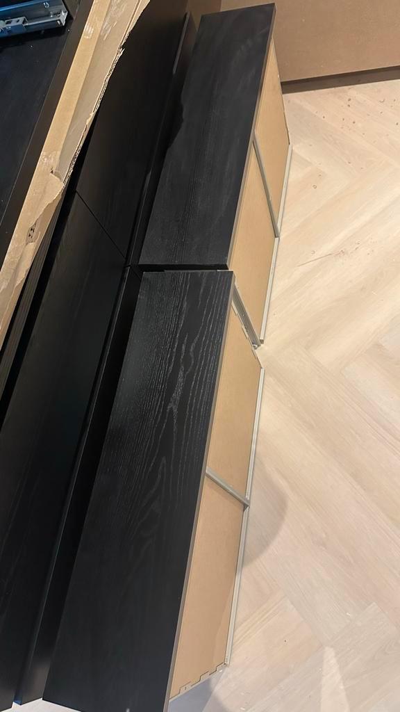 IKEA Malm ladekast - zwartbruin, 6 lades, Huis en Inrichting, Kasten | Kledingkasten, Gebruikt, 100 tot 150 cm, 50 tot 100 cm