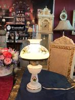 Brocante olielamp - tafellamp - elektrische olie lamp antiek, Ophalen of Verzenden