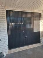 Te koop Metalen Garage(Kantel)- met loopdeur, Doe-het-zelf en Verbouw, Deuren en Horren, Ophalen, Gebruikt, 120 cm of meer, Garagedeur