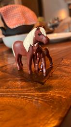 Playmobil pony met veulen, Ophalen of Verzenden, Zo goed als nieuw
