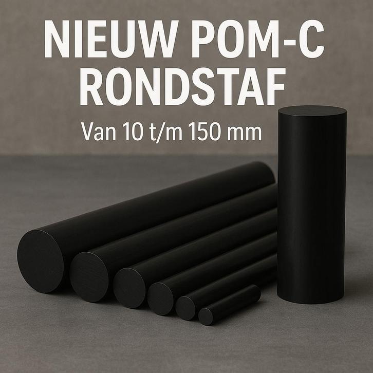 POM-C Rondstaf Materiaal Ø10 t/m Ø150 mm! Direct Leverbaar!, Doe-het-zelf en Verbouw, Draaibanken, Zo goed als nieuw, Metaaldraaibank
