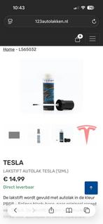 Nieuwe Tesla Model 3 Lakstift - Eclipse Black, Ophalen of Verzenden, Nieuw, Voor, Spatbord