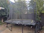 Salta comfort edition trampoline 214x305 zwart., Kinderen en Baby's, Speelgoed | Buiten | Trampolines, Zo goed als nieuw, Ophalen