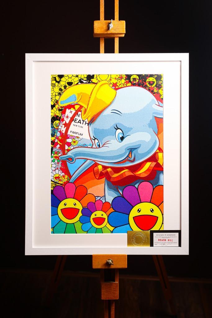 exclusief kunstwerk van Death NYC (Murakami x Dumbo), Antiek en Kunst, Kunst | Litho's en Zeefdrukken, Ophalen of Verzenden