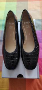 Ara Croco leren schoenen maat 38 wijdte H (Zwart)(Nieuw), Pumps, Ara ., Zwart, Nieuw