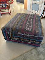 Handgeweven Kelim Poef - merk: Ottoman Hay, Gebruikt, Vierkant, Minder dan 50 cm, Ophalen of Verzenden