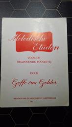 Bladmuziek Piano - Melodische Etuden - Goffe van Gelder, Muziek en Instrumenten, Bladmuziek, Ophalen of Verzenden, Zo goed als nieuw