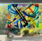 Glasfusie, glaskunst, in almere buiten, Ophalen