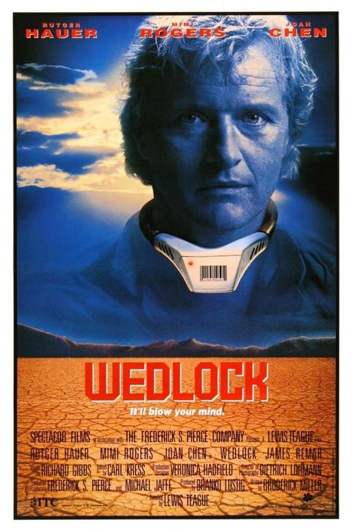 DVD - Wedlock (1991), Cd's en Dvd's, Dvd's | Science Fiction en Fantasy, Zo goed als nieuw, Science Fiction, Vanaf 16 jaar, Verzenden