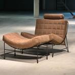 Fauteuil met Hocker Volare Leolux, Huis en Inrichting, Fauteuils, Ophalen, Modern Design, Minder dan 75 cm, Nieuw