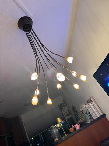 Halogeen Plafondlamp met 10 Kelkjes beschikbaar voor biedingen