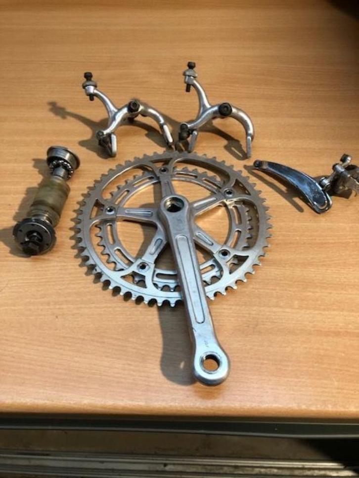 Campagnolo, Fietsen en Brommers, Fietsonderdelen, Gebruikt, Racefiets, Crankstel of Pedalen, Ophalen of Verzenden
