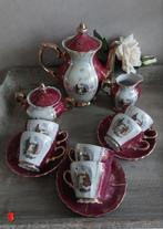 Oud koffie/mokka servies compleet, Antiek en Kunst, Antiek | Servies compleet, Ophalen of Verzenden