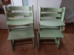 Stokke trip trap stoel groen, Ophalen, Gebruikt, Meegroeistoel