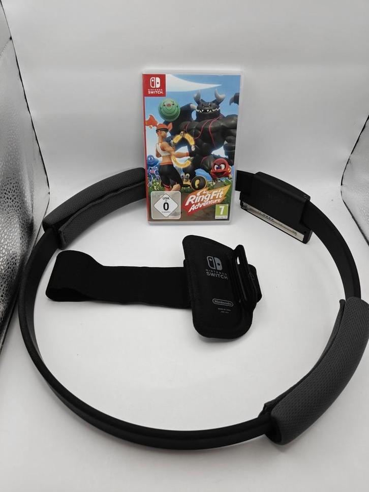 Ring fit adventure + accessoires Switch, Spelcomputers en Games, Games | Nintendo Switch, Zo goed als nieuw, Sport, 1 speler, Vanaf 3 jaar