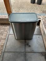 Brabantia Bo Touch duo prullenbak  2x30 liter rvs, Huis en Inrichting, Ophalen, 50 tot 75 cm, 40 liter of meer, Zo goed als nieuw