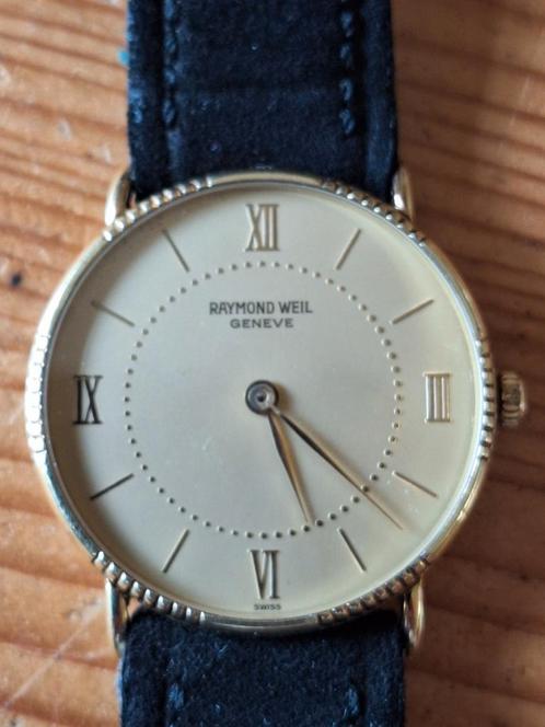 Raymond Weil Geneve heren horloge plat mechanisch., Sieraden, Tassen en Uiterlijk, Horloges | Heren, Gebruikt, Overige merken
