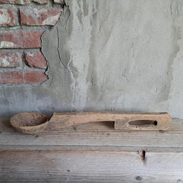 Sobere landelijke houten lepel schep lengte 53cm *Etage3* beschikbaar voor biedingen
