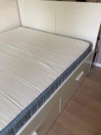 IKEA Brimnes bed tweepersoonsbed opbergladed, Ophalen, Wit, Tweepersoons, 140 cm