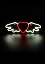 neon verlichting led 'vliegend hart' usb en Batterijen (incl, Nieuw, Ophalen of Verzenden