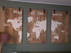 Map of the world, Huis en Inrichting, Ophalen, Zo goed als nieuw