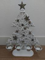 Kerstboom met waxinelichtjes riet rattan rotan, Diversen, Kerst, Ophalen of Verzenden, Zo goed als nieuw