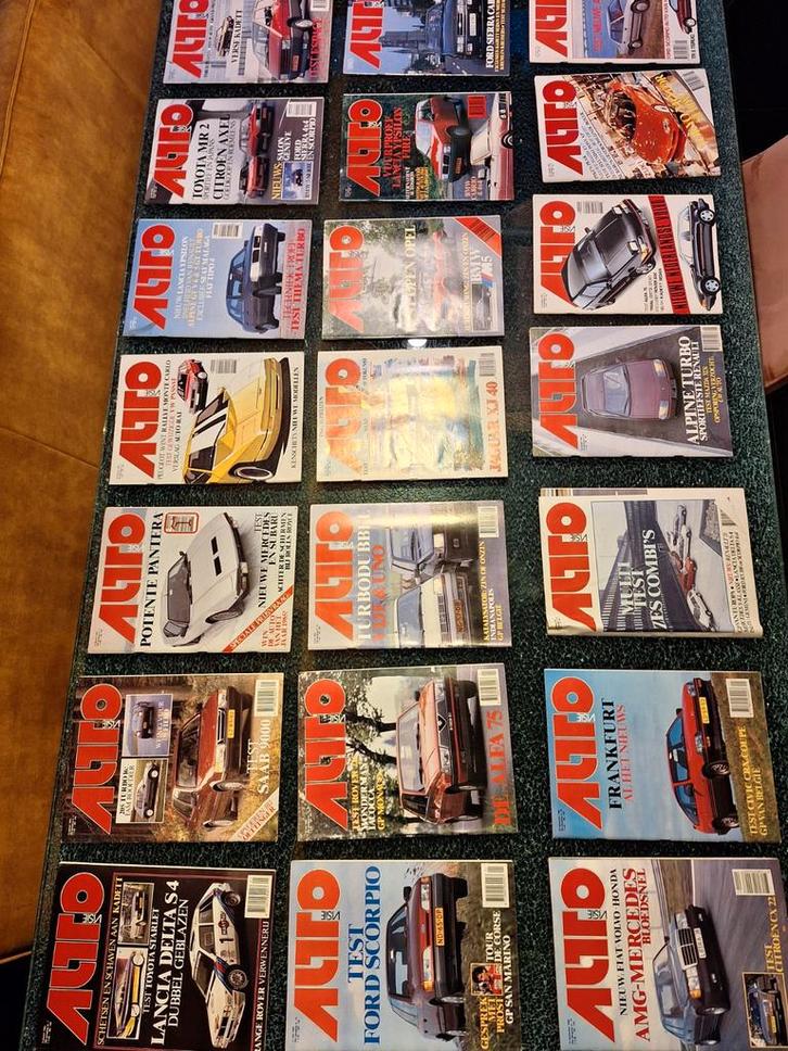 Collectie Auto Tijdschriften - Jaren '80 en '90, Boeken, Auto's | Folders en Tijdschriften, Gelezen, Algemeen, Ophalen of Verzenden