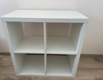3x Kallax 4 vaks open kast vakkenkast 2x2 wit Ikea ZGAN!! beschikbaar voor biedingen