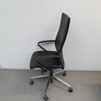 Klöber Ciello EXCLUSIEVE DESIGN  bureaustoel - zwart leder, Huis en Inrichting, Bureaustoelen, Ophalen, Gebruikt, Zwart