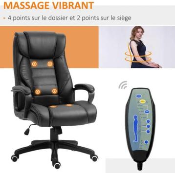 Ergonomische Bureaustoel met Massage- en Verwarming beschikbaar voor biedingen