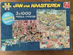 Jan van Haasteren puzzels.  3 x 1000 stukjes, Hobby en Vrije tijd, Denksport en Puzzels, Ophalen of Verzenden, Gebruikt