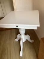 Rivièra maison tafel wit blad 60x60 cm hoogte 77 cm., Ophalen, Zo goed als nieuw, Vierkant, 50 tot 100 cm