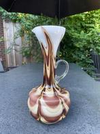 Vintage opaline vaas Fiorentina glas “Carlo Moretti”, Antiek en Kunst, Ophalen of Verzenden